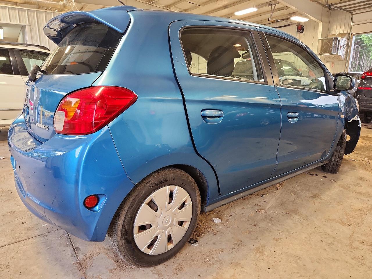 2015 Mitsubishi Mirage De Blue vin: ML32A3HJ5FH005051