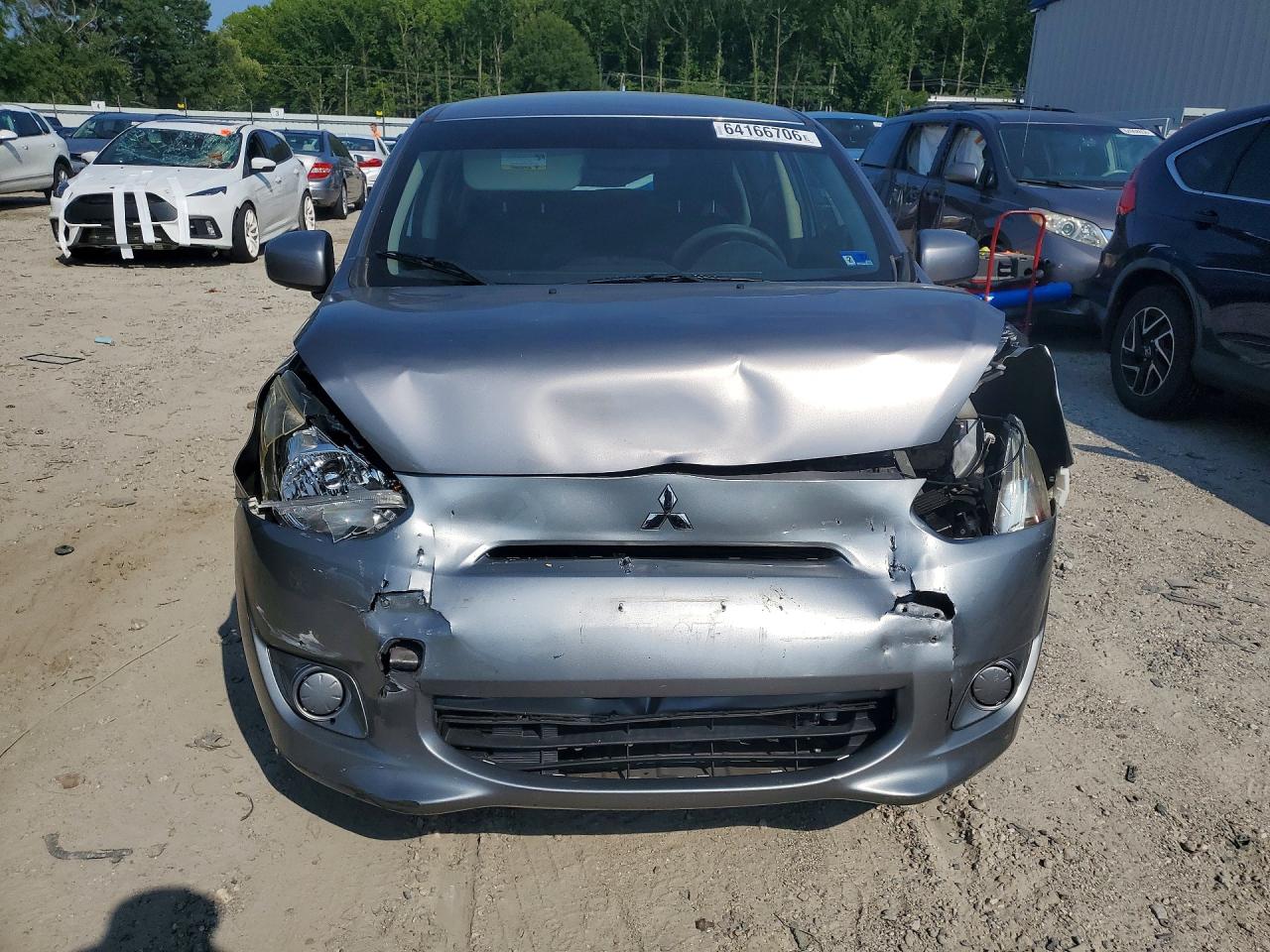 2015 Mitsubishi Mirage De Gray vin: ML32A3HJ5FH055299