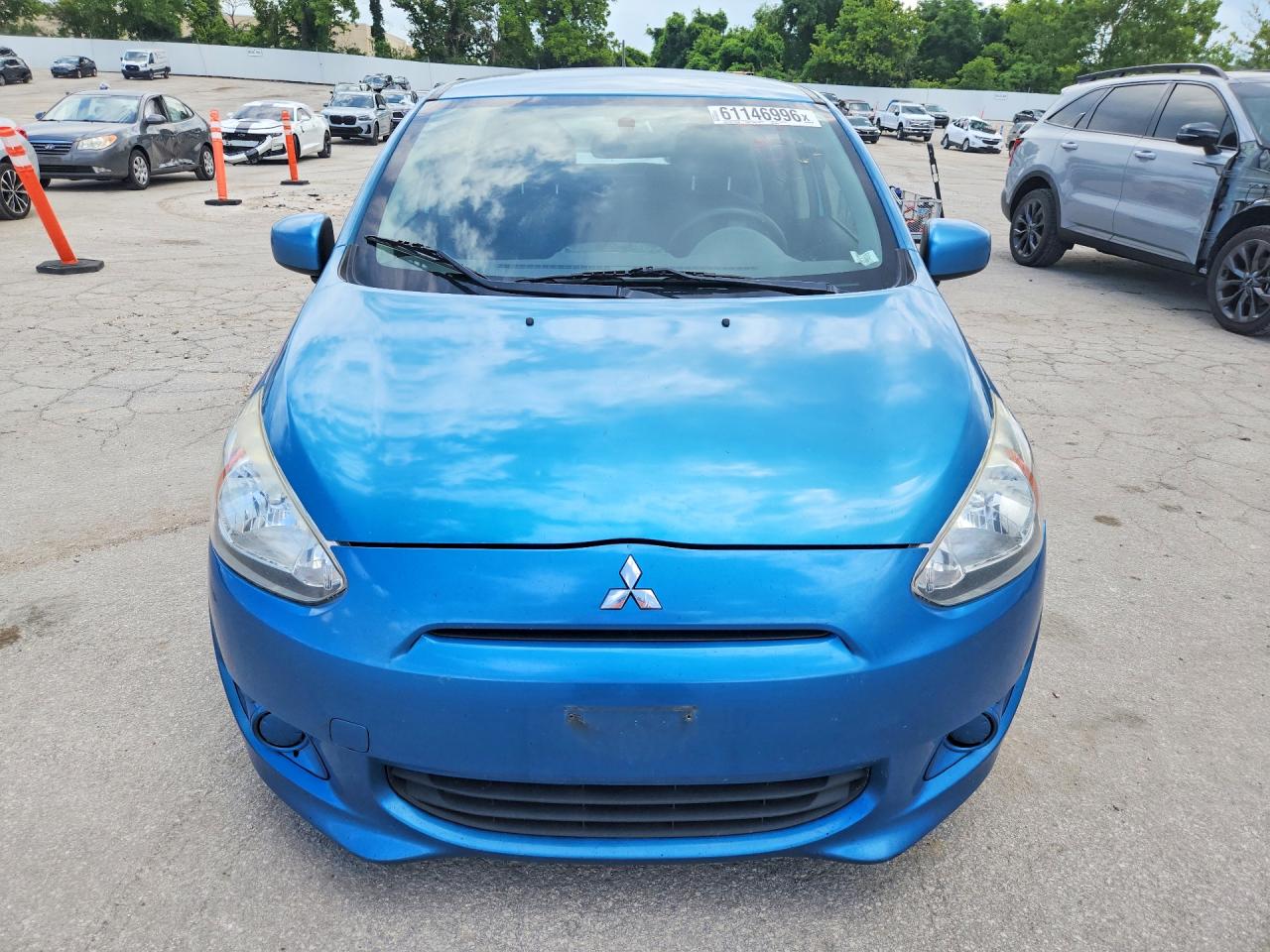 2015 Mitsubishi Mirage De Blue vin: ML32A3HJ5FH060292