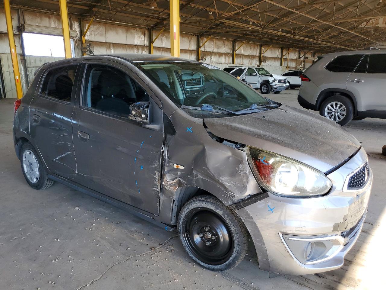 2017 Mitsubishi Mirage Es Gray vin: ML32A3HJ5HH004582