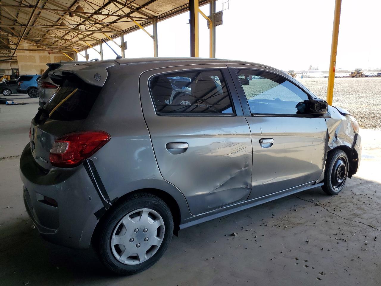 2017 Mitsubishi Mirage Es Gray vin: ML32A3HJ5HH004582