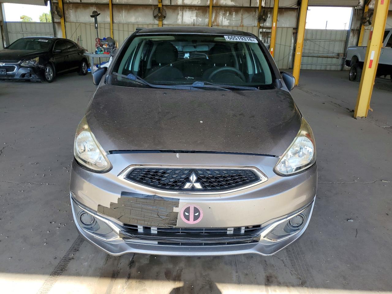 2017 Mitsubishi Mirage Es Gray vin: ML32A3HJ5HH004582
