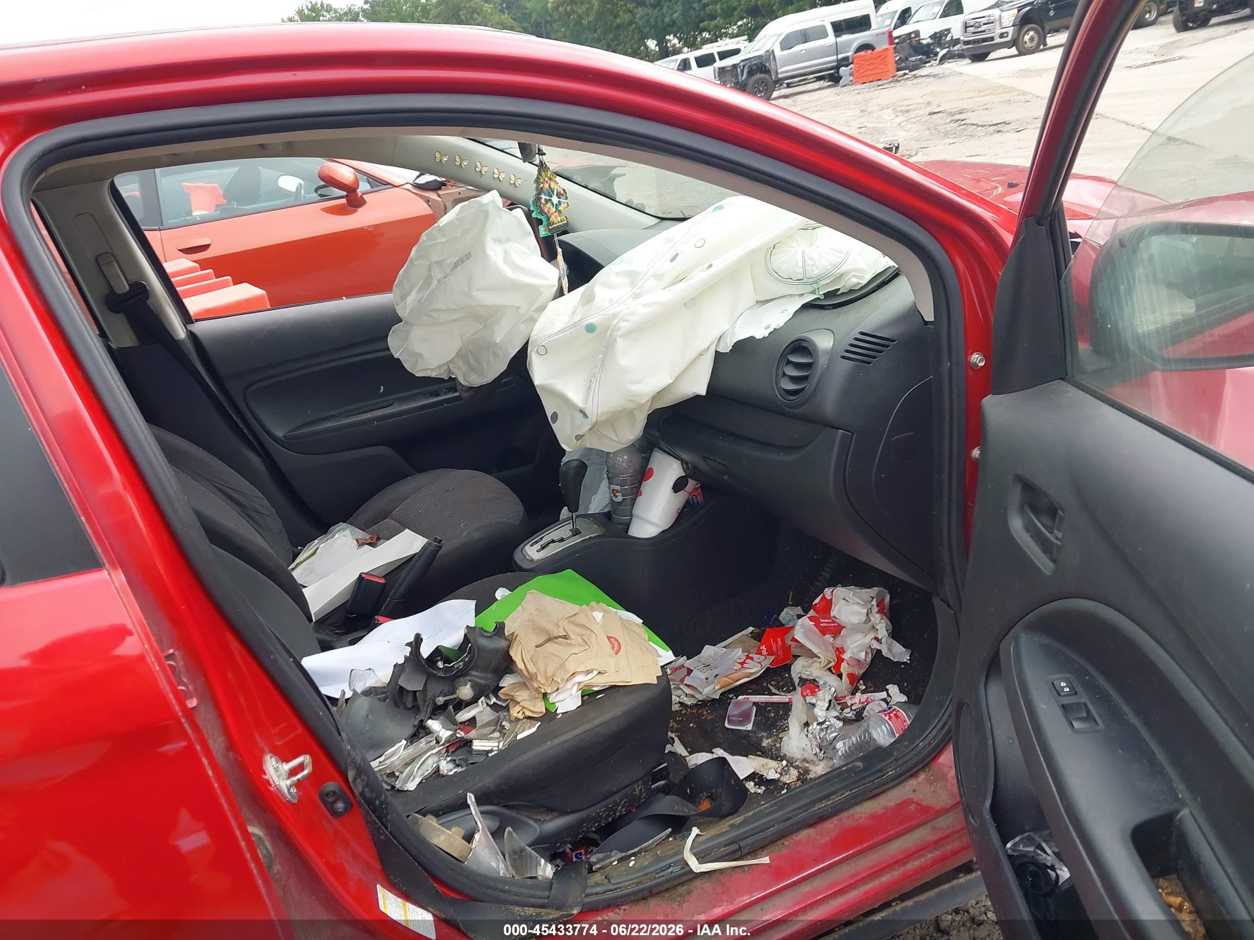 2019 Mitsubishi Mirage Es/rf Red vin: ML32A3HJ5KH007361