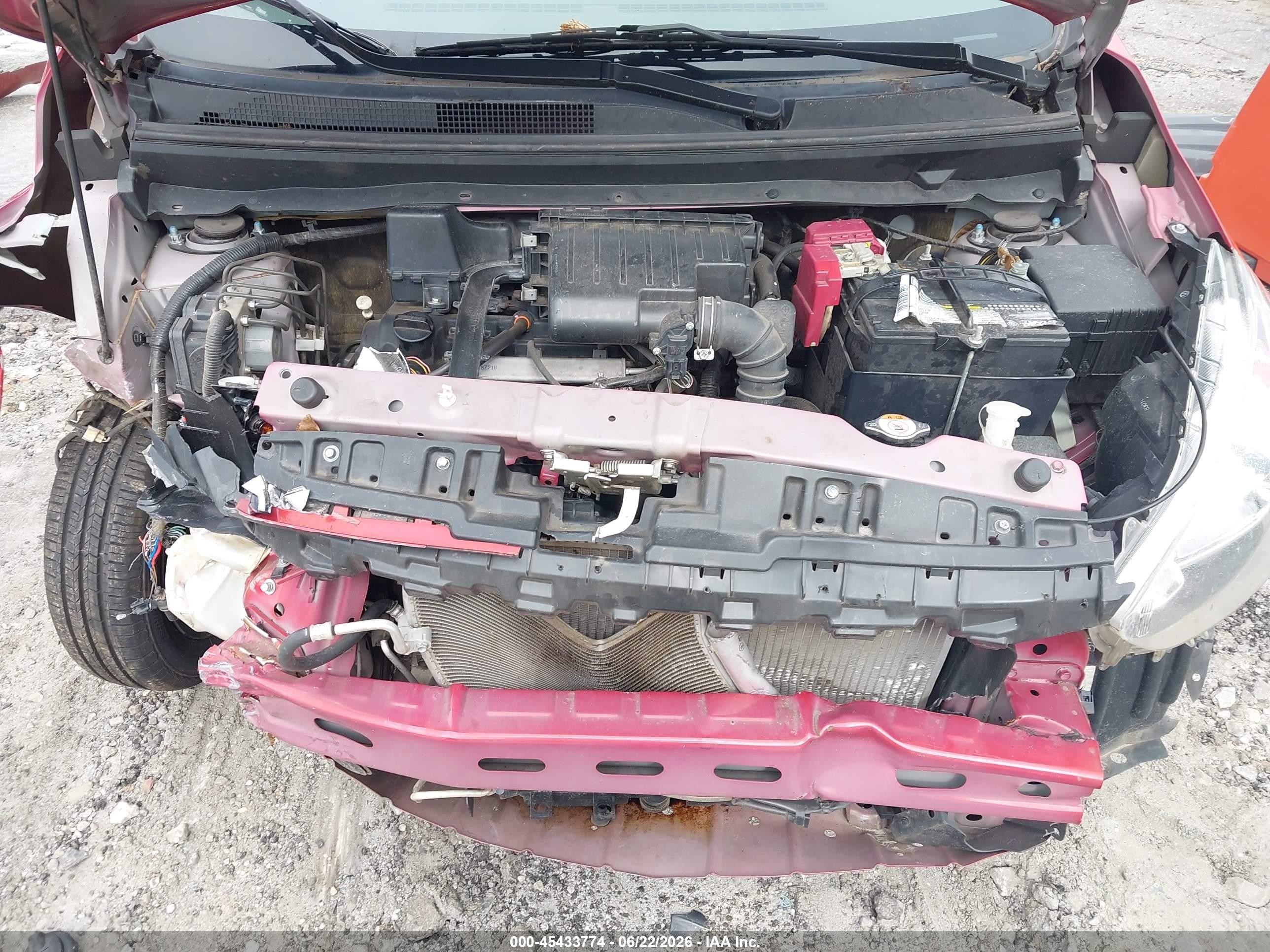 2019 Mitsubishi Mirage Es/rf Red vin: ML32A3HJ5KH007361