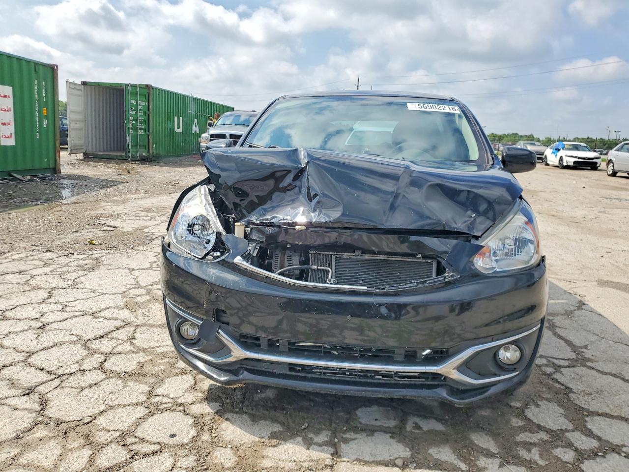 2020 Mitsubishi Mirage Es Black vin: ML32A3HJ5LH006891