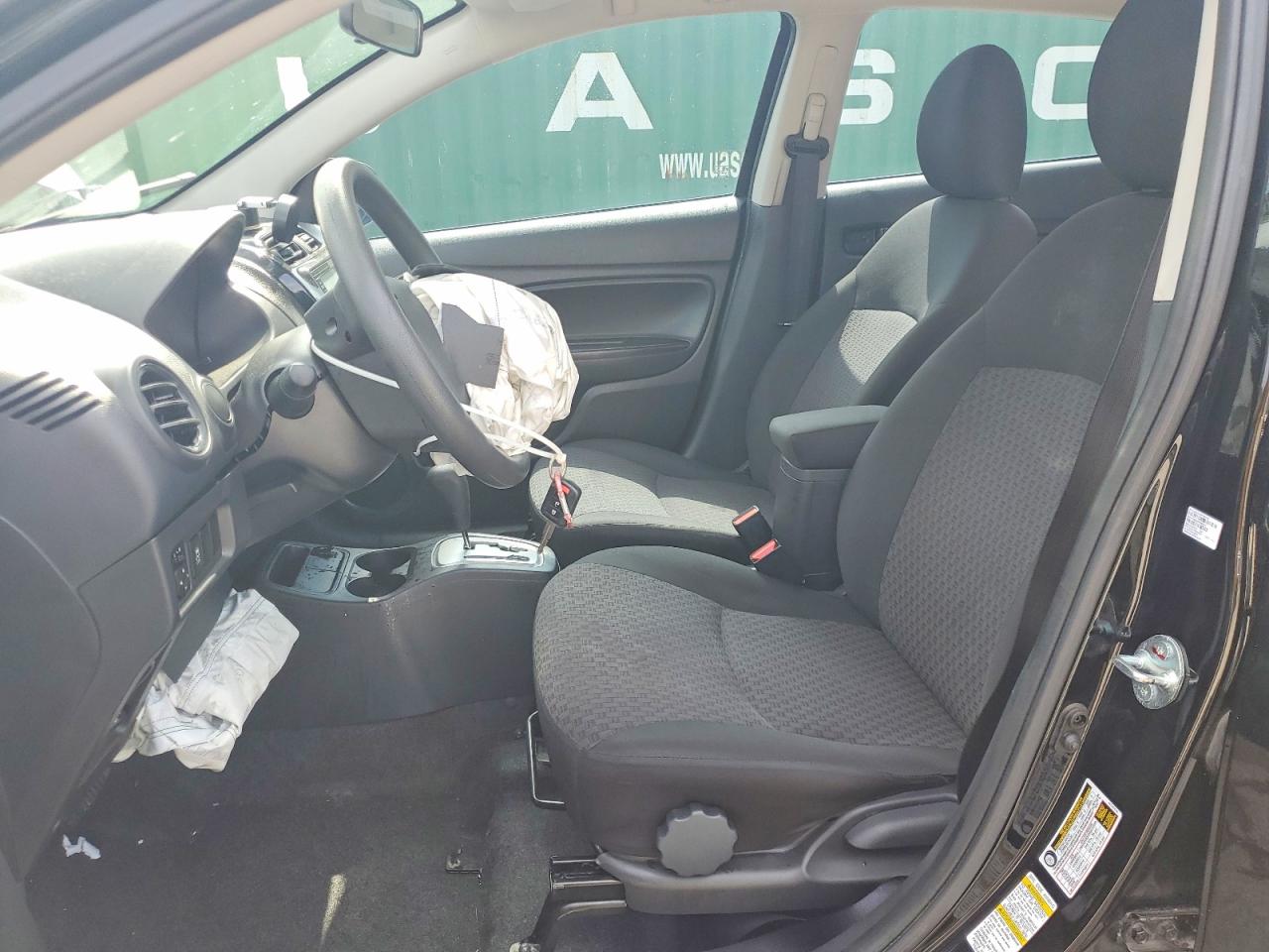 2020 Mitsubishi Mirage Es Black vin: ML32A3HJ5LH006891