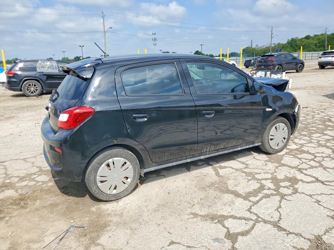 2020 Mitsubishi Mirage Es Black vin: ML32A3HJ5LH006891