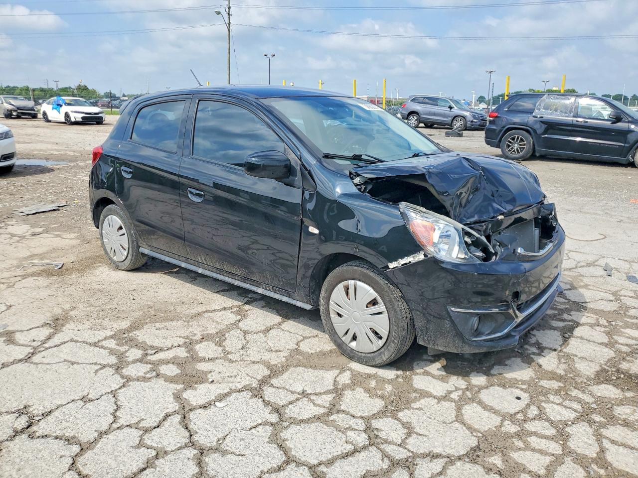 2020 Mitsubishi Mirage Es Black vin: ML32A3HJ5LH006891