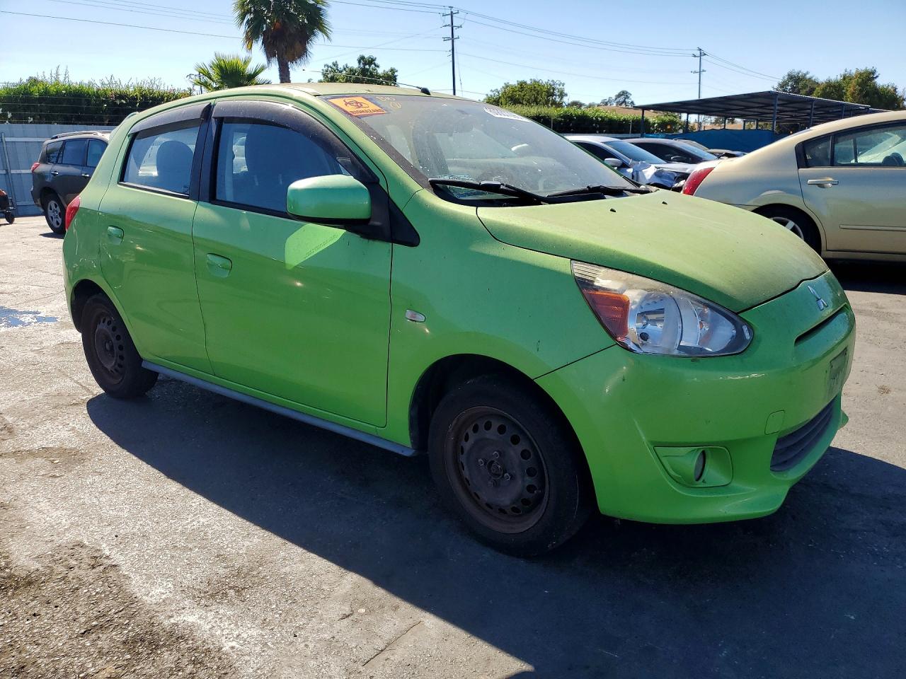 2014 Mitsubishi Mirage De Green vin: ML32A3HJ6EH011620