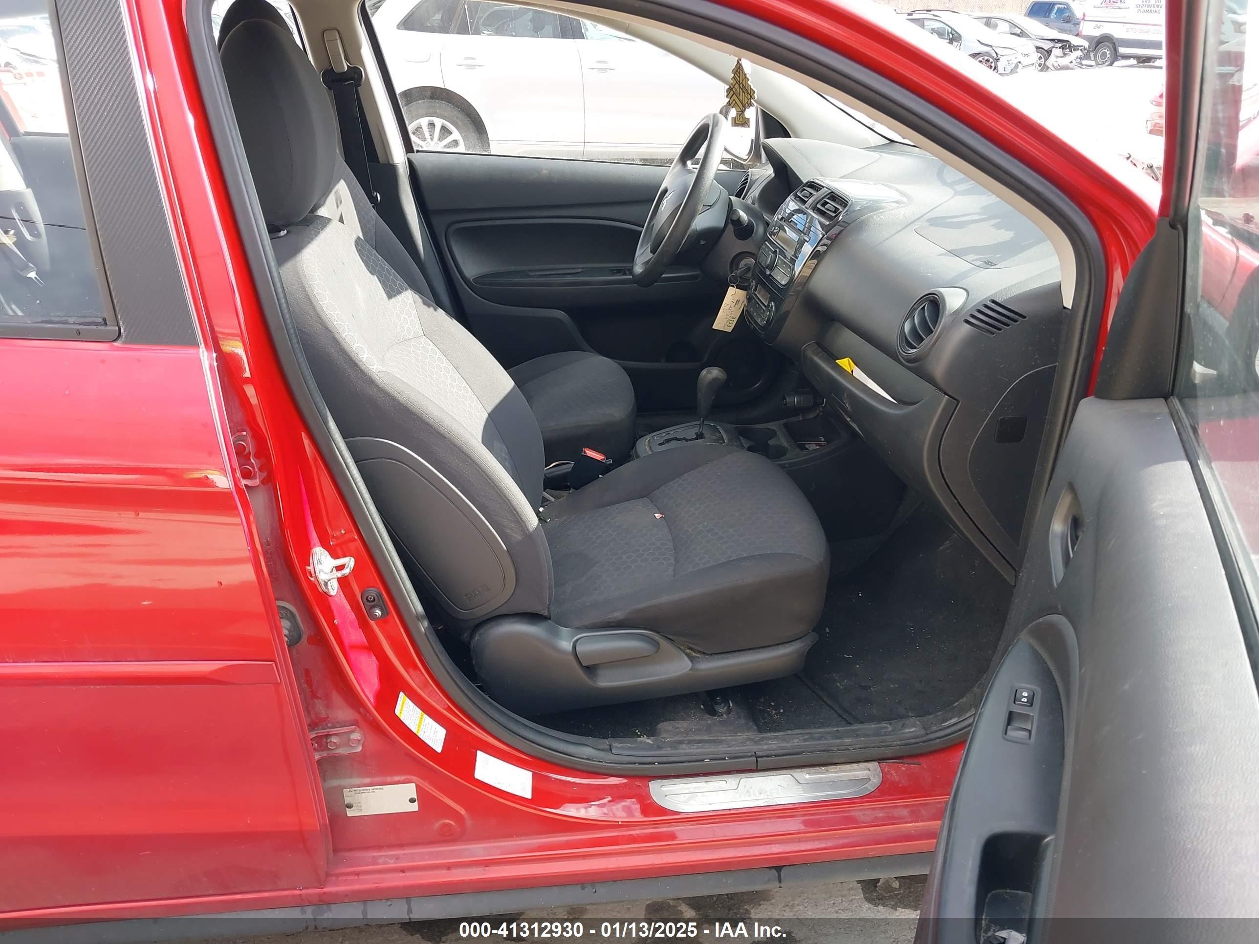 2015 Mitsubishi Mirage De/rf Красный vin: ML32A3HJ6FH036972