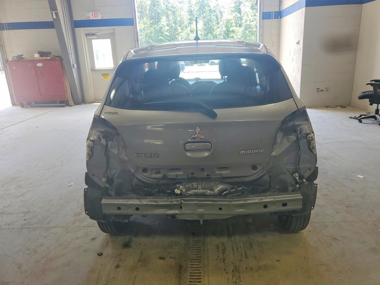 2015 Mitsubishi Mirage De Gray vin: ML32A3HJ6FH049348