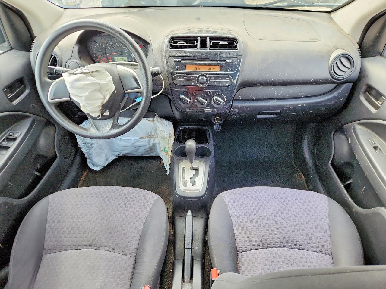 2017 Mitsubishi Mirage Es Silver vin: ML32A3HJ6HH006180