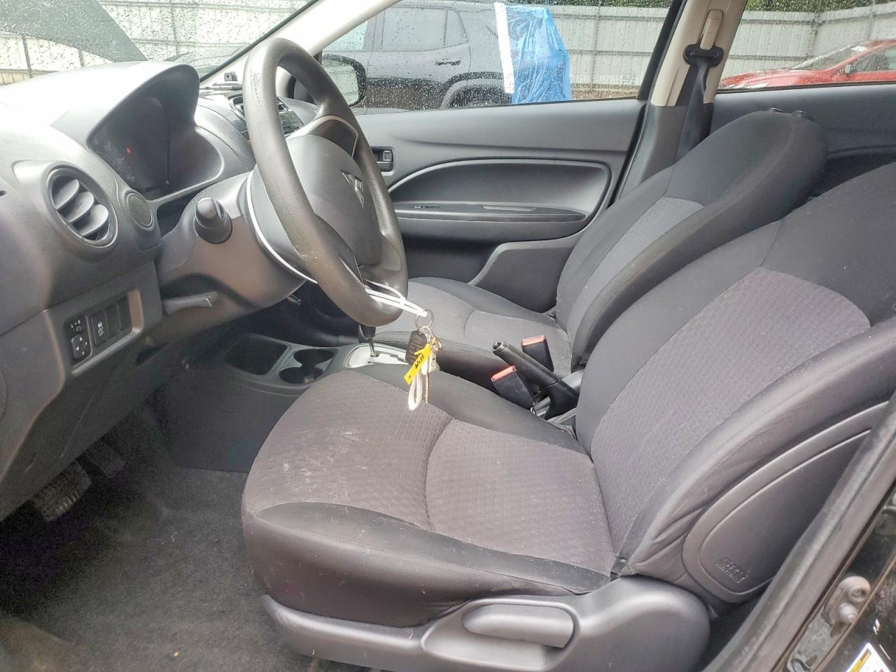 2017 Mitsubishi Mirage Es Black vin: ML32A3HJ6HH011007