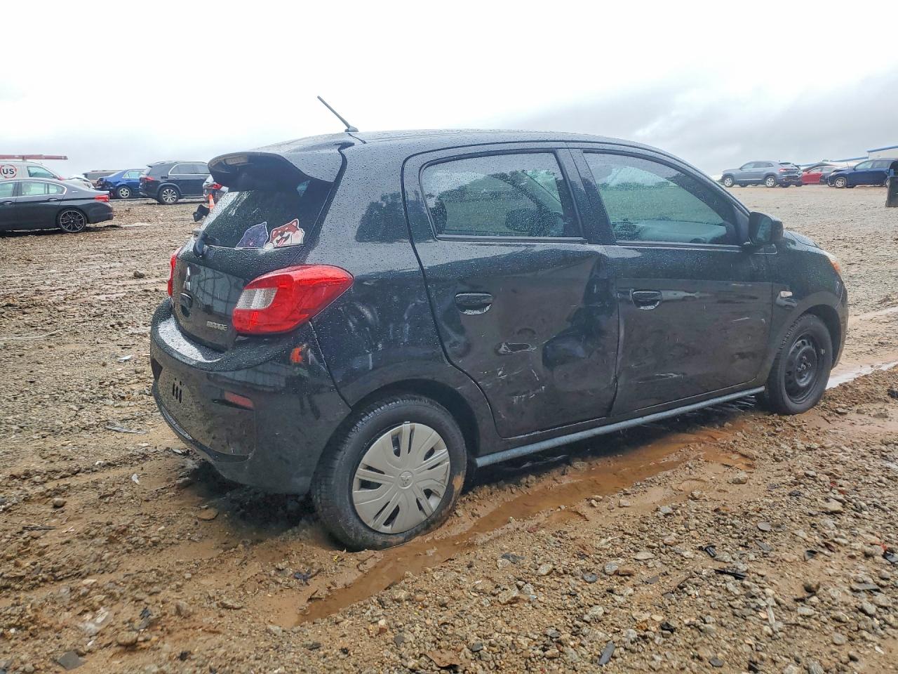 2017 Mitsubishi Mirage Es Black vin: ML32A3HJ6HH011007