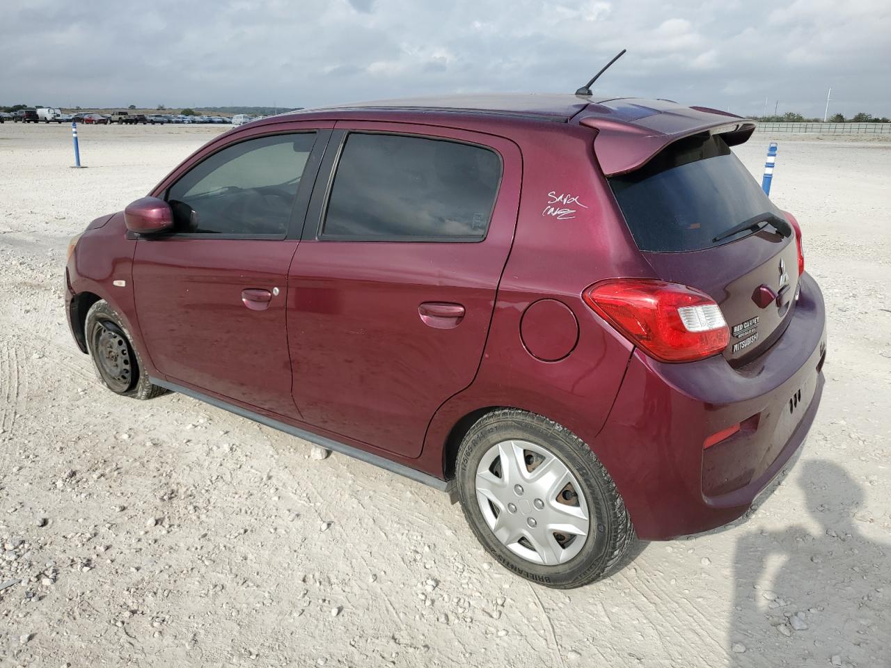 2018 Mitsubishi Mirage Es Темно-бордовый vin: ML32A3HJ6JH001647
