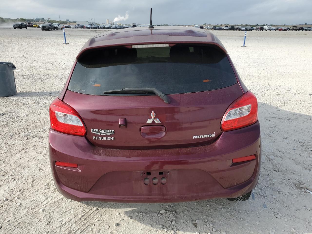 2018 Mitsubishi Mirage Es Темно-бордовый vin: ML32A3HJ6JH001647