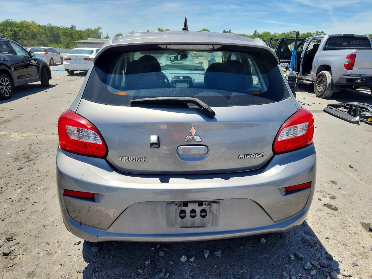 2019 Mitsubishi Mirage Es Серый vin: ML32A3HJ6KH016330