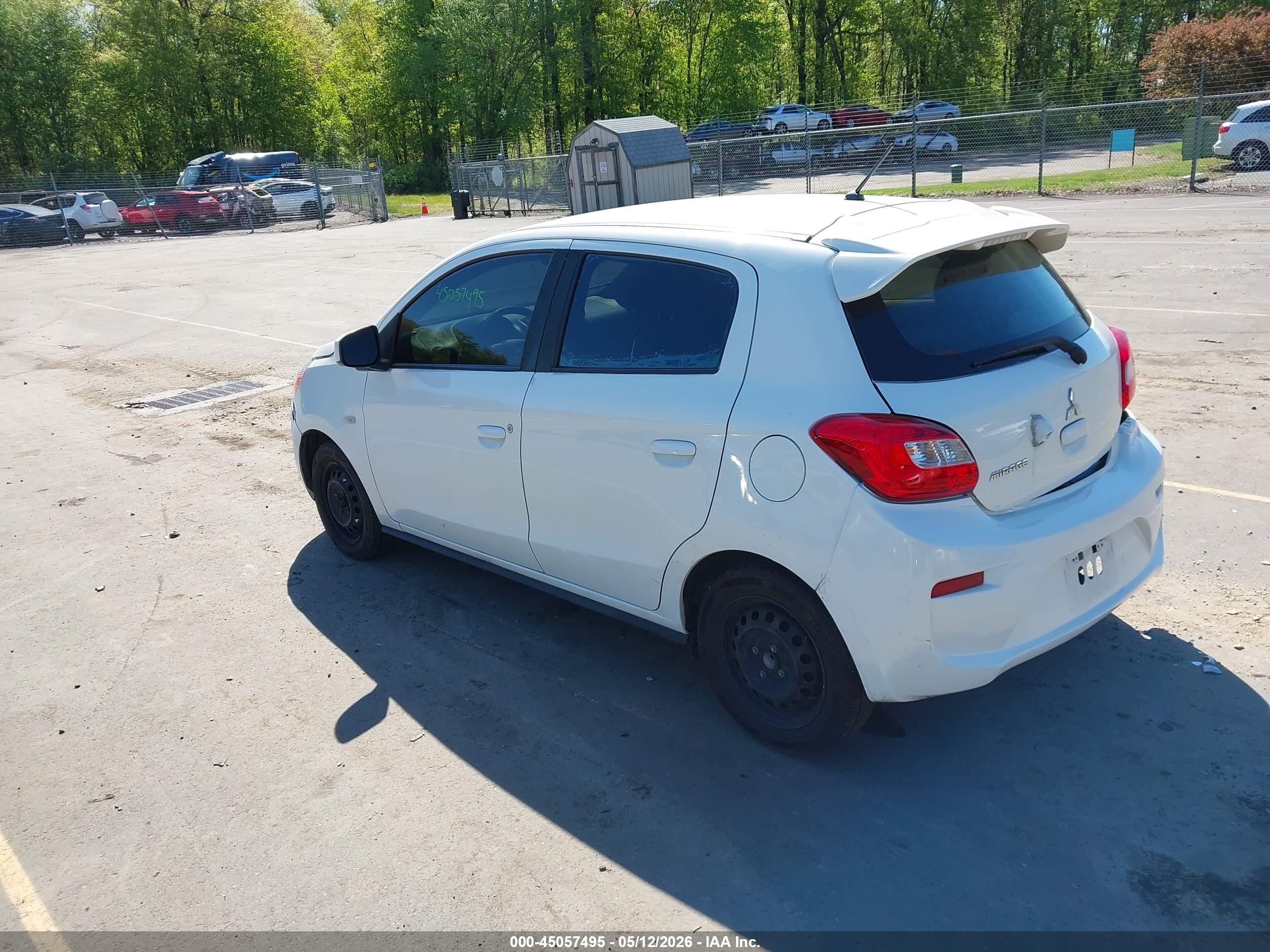 2020 Mitsubishi Mirage Es/se White vin: ML32A3HJ6LH006401