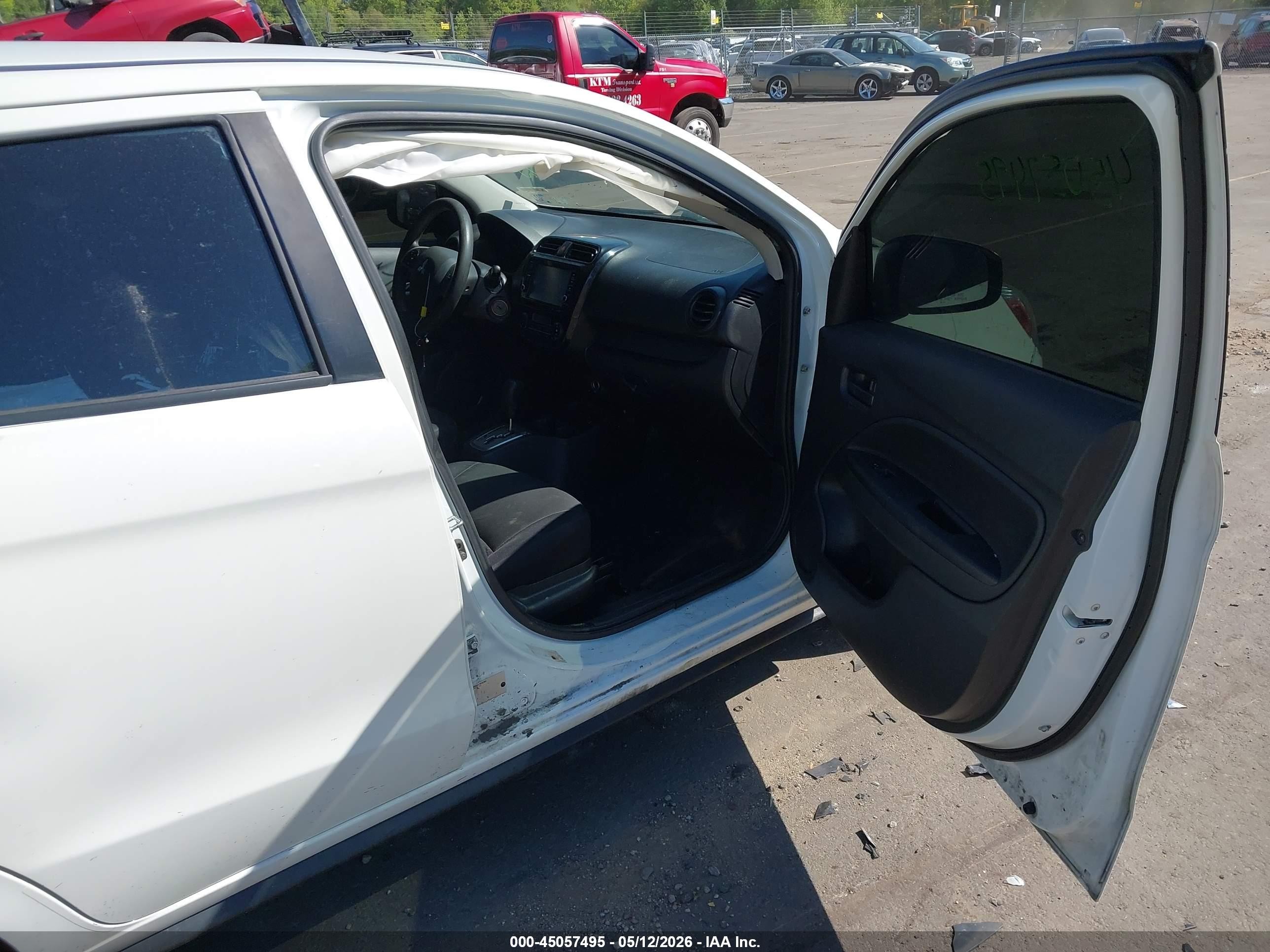 2020 Mitsubishi Mirage Es/se White vin: ML32A3HJ6LH006401