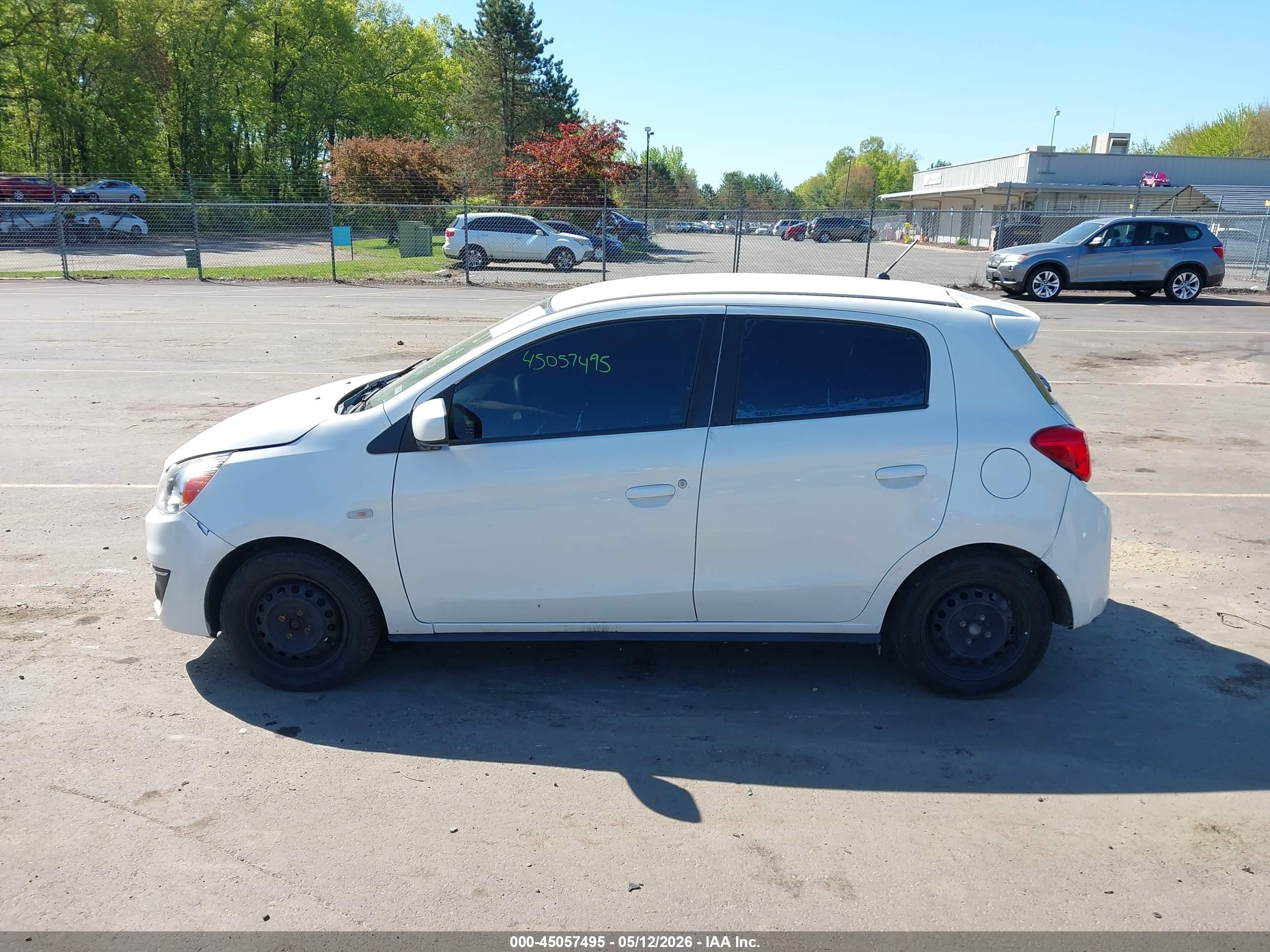2020 Mitsubishi Mirage Es/se White vin: ML32A3HJ6LH006401