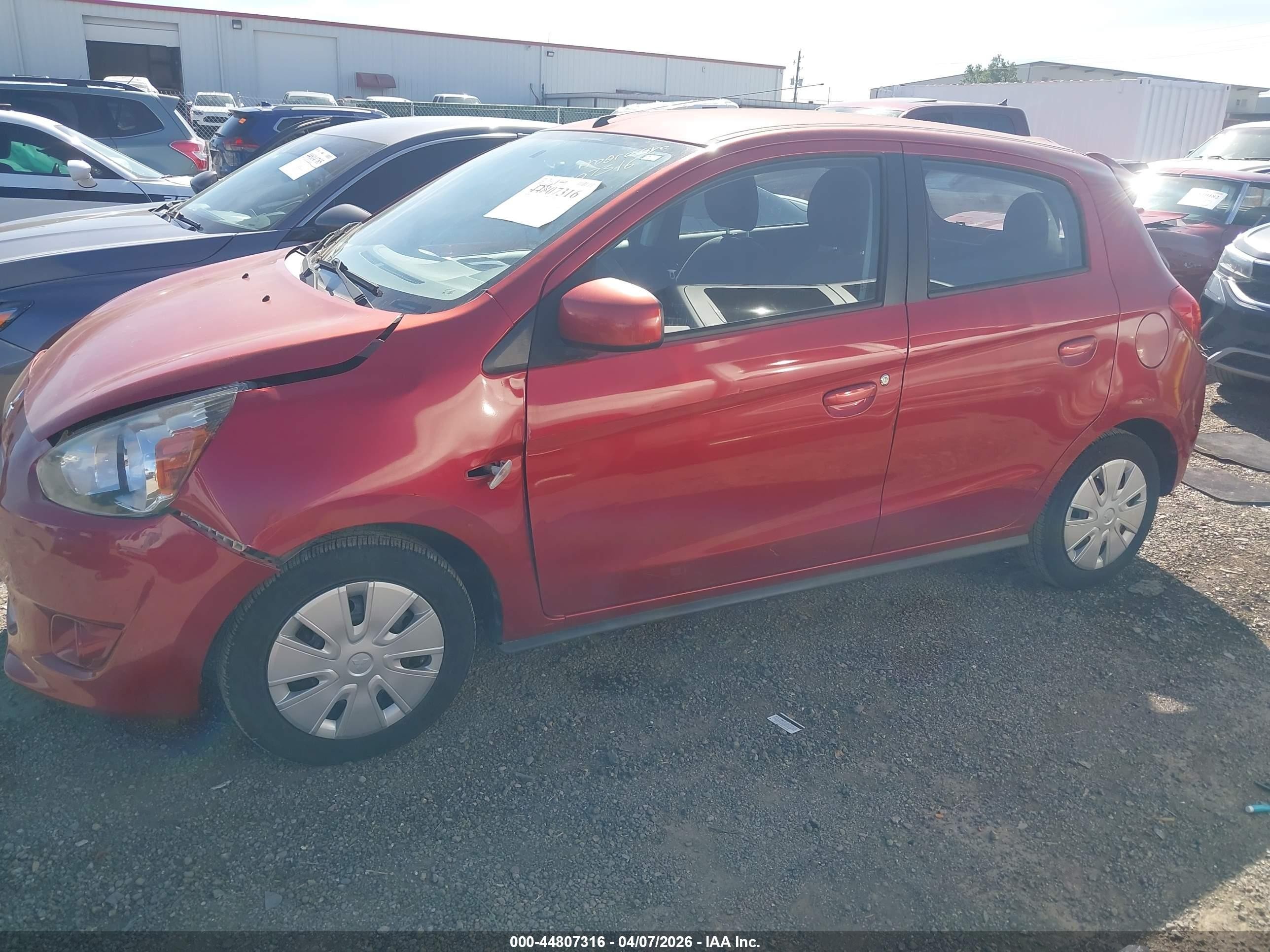 2014 Mitsubishi Mirage De Red vin: ML32A3HJ7EH026062