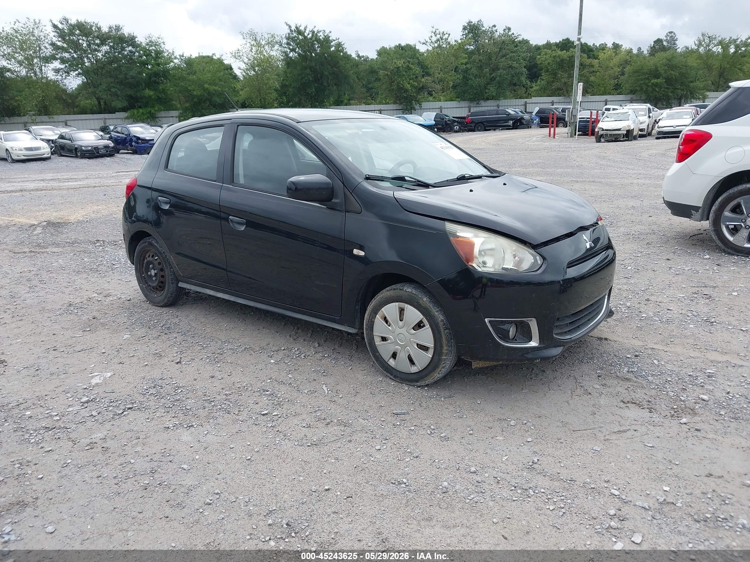 2015 Mitsubishi Mirage De Black vin: ML32A3HJ7FH006931