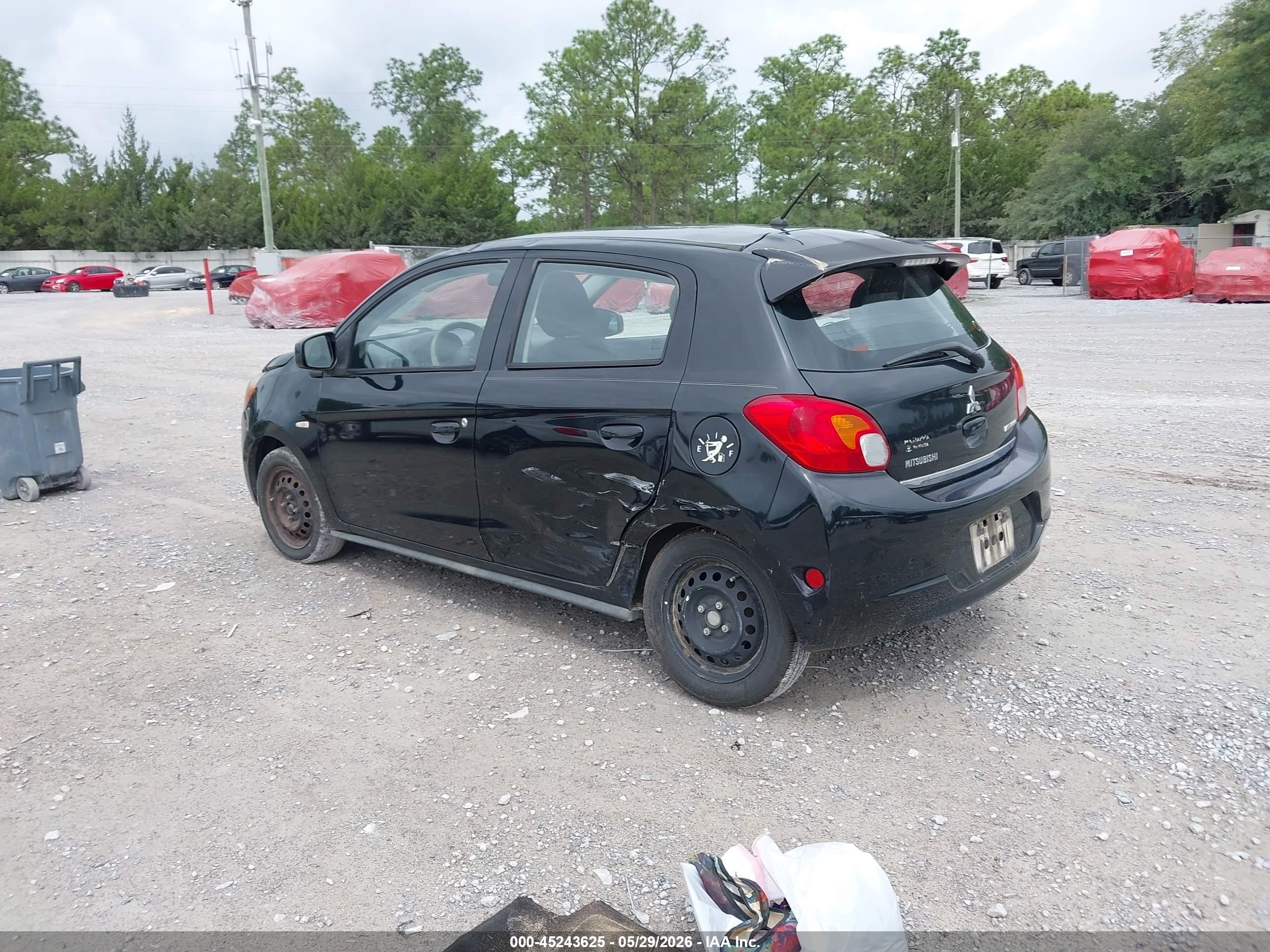 2015 Mitsubishi Mirage De Black vin: ML32A3HJ7FH006931