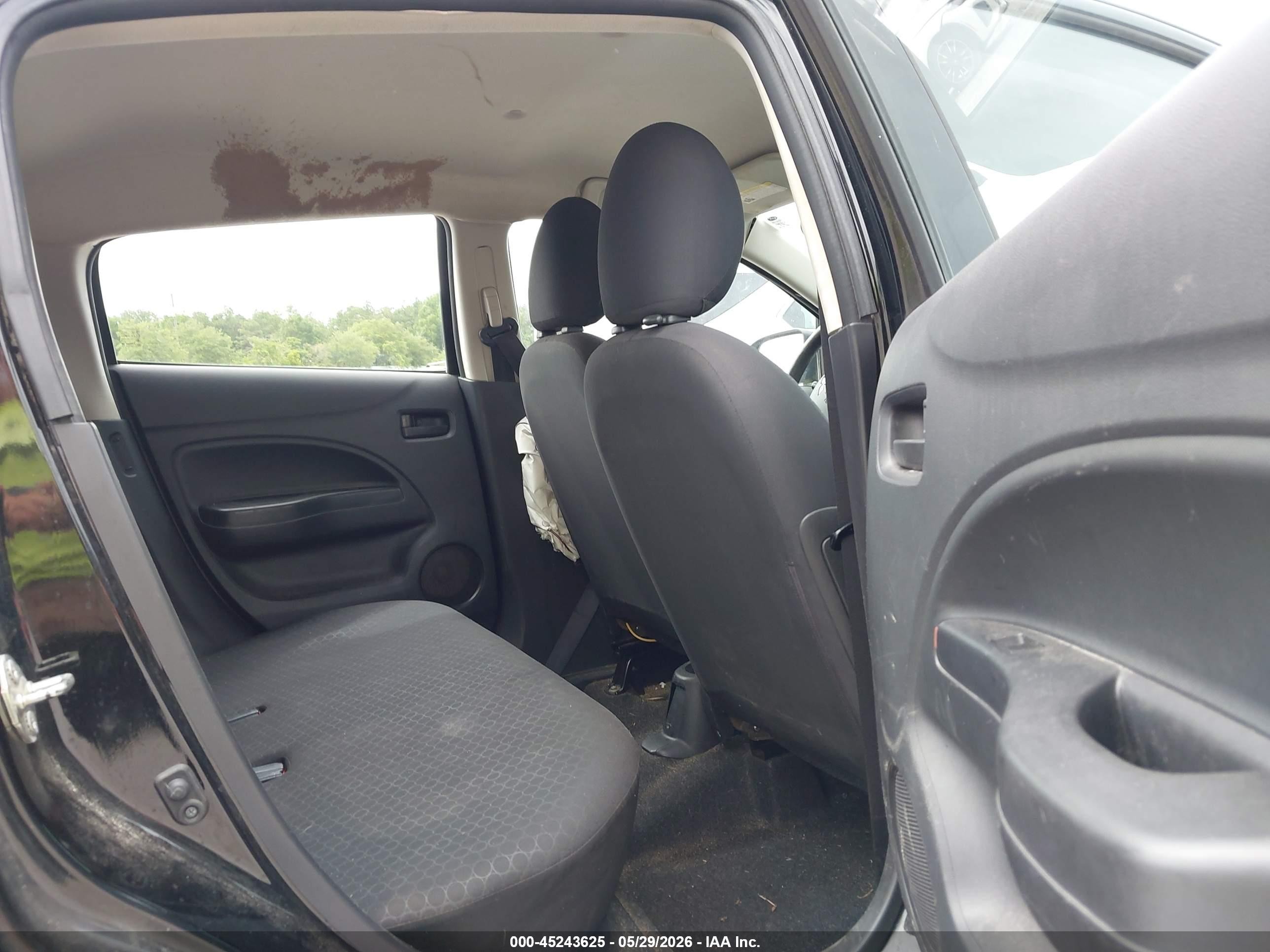 2015 Mitsubishi Mirage De Black vin: ML32A3HJ7FH006931