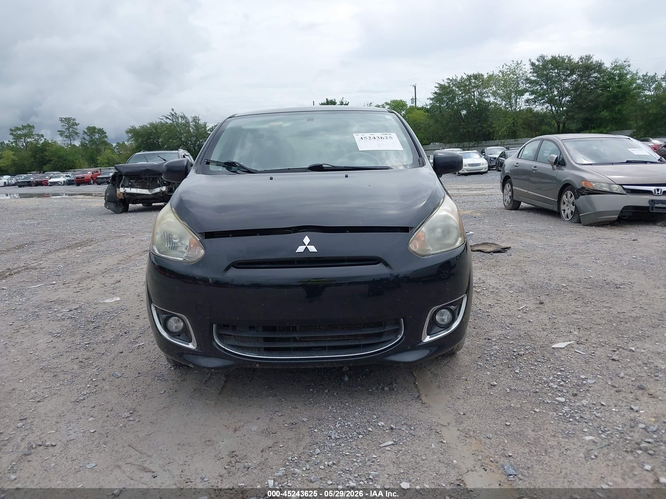 2015 Mitsubishi Mirage De Black vin: ML32A3HJ7FH006931
