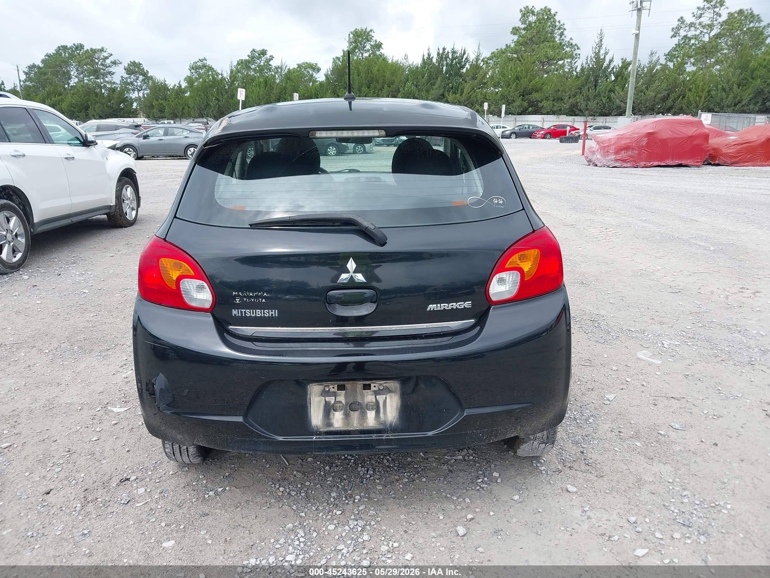 2015 Mitsubishi Mirage De Black vin: ML32A3HJ7FH006931