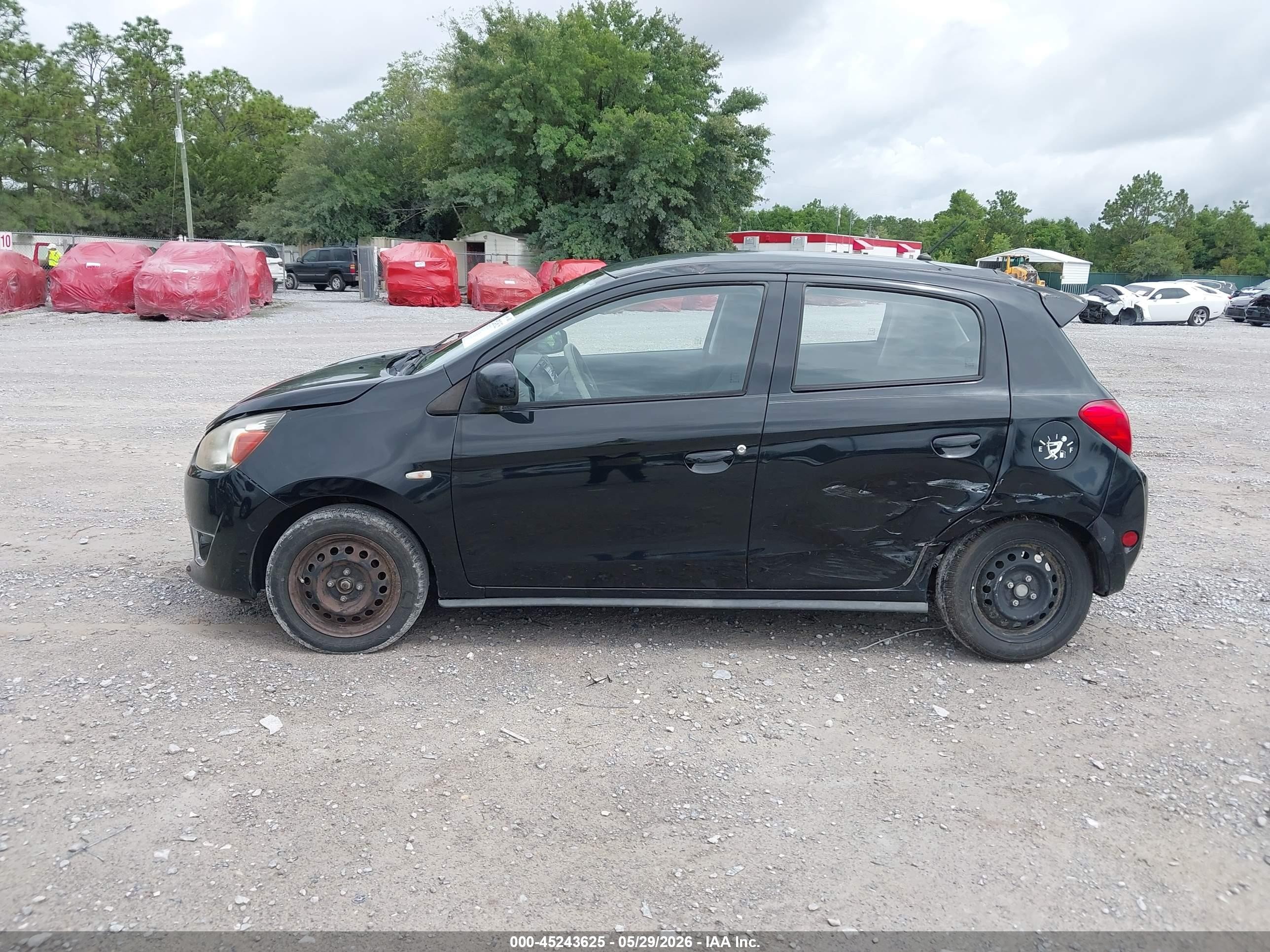 2015 Mitsubishi Mirage De Black vin: ML32A3HJ7FH006931