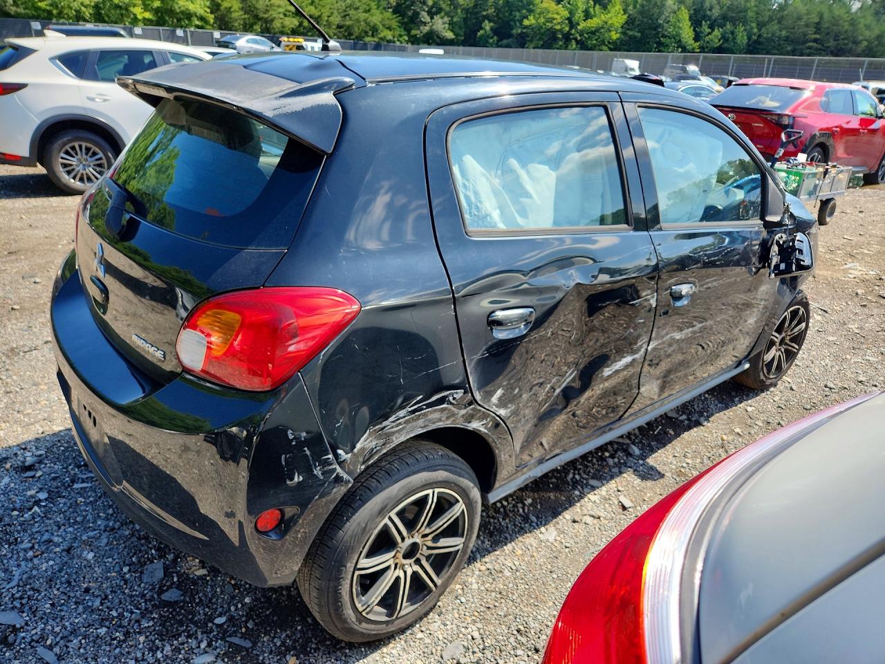2015 Mitsubishi Mirage De Black vin: ML32A3HJ7FH007495