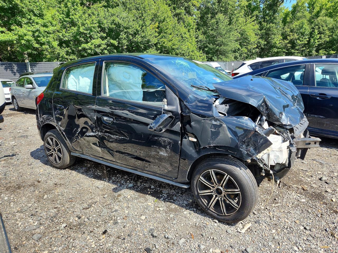 2015 Mitsubishi Mirage De Black vin: ML32A3HJ7FH007495