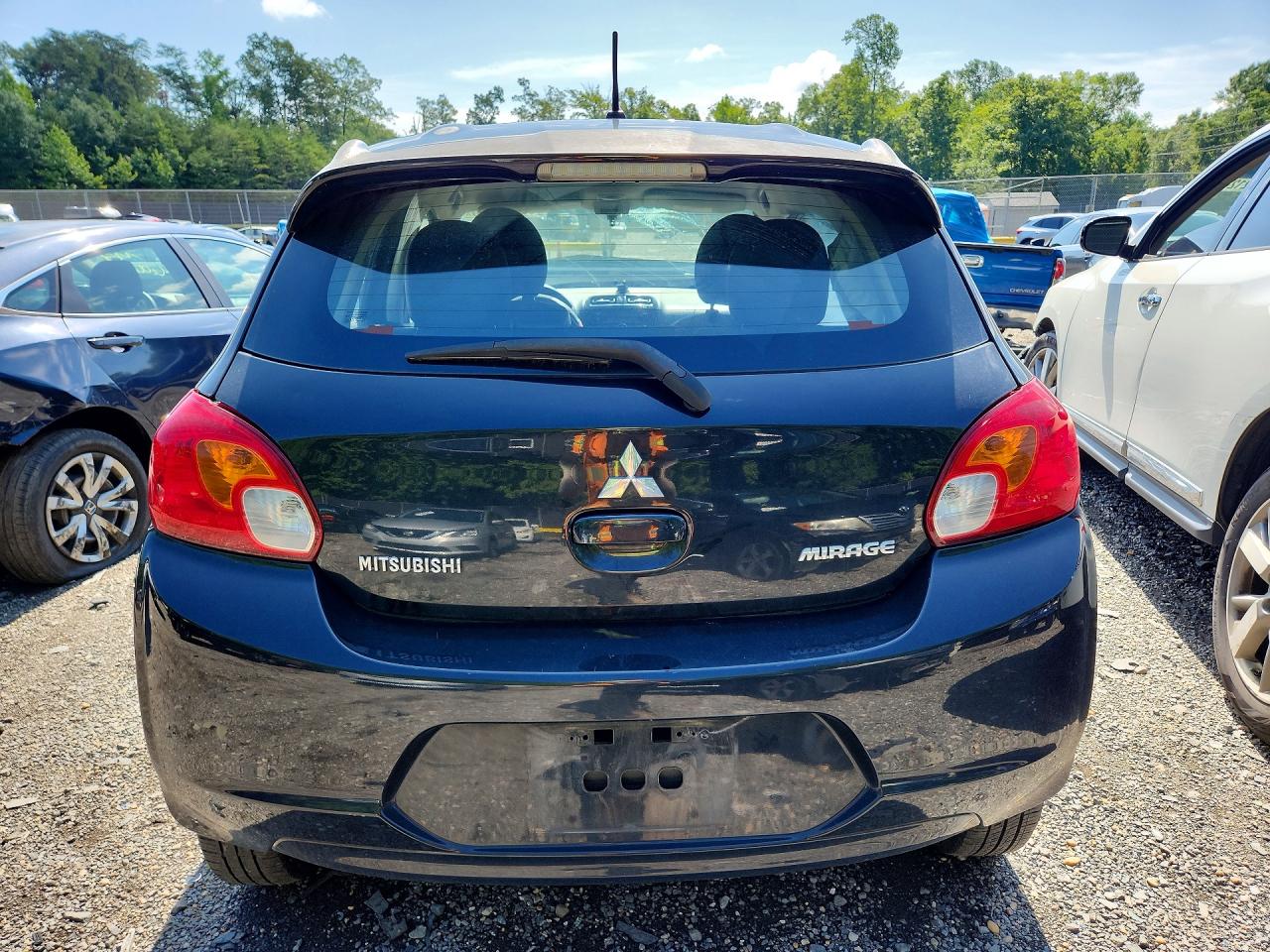 2015 Mitsubishi Mirage De Black vin: ML32A3HJ7FH007495