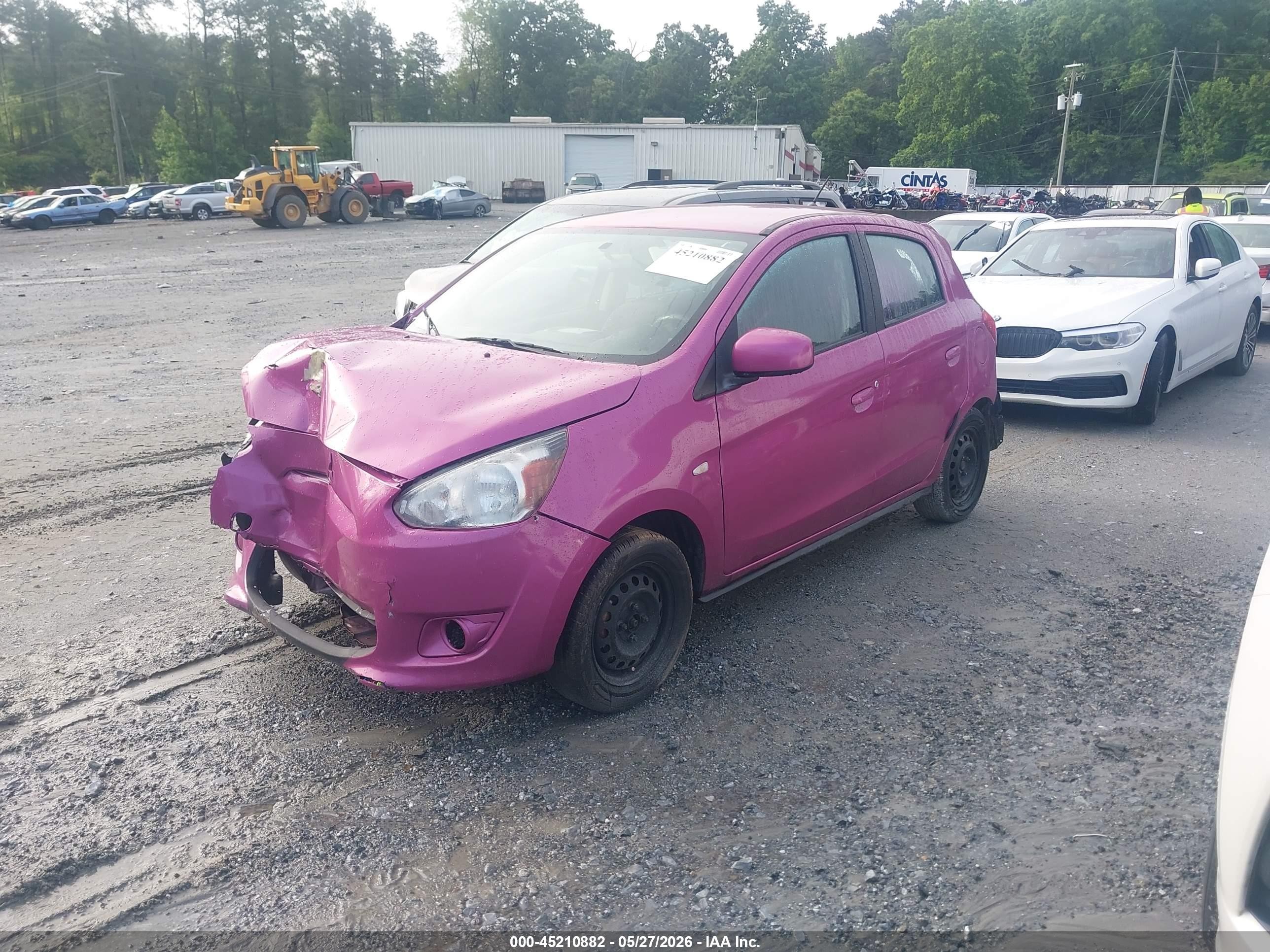 2015 Mitsubishi Mirage De Pink vin: ML32A3HJ7FH031389