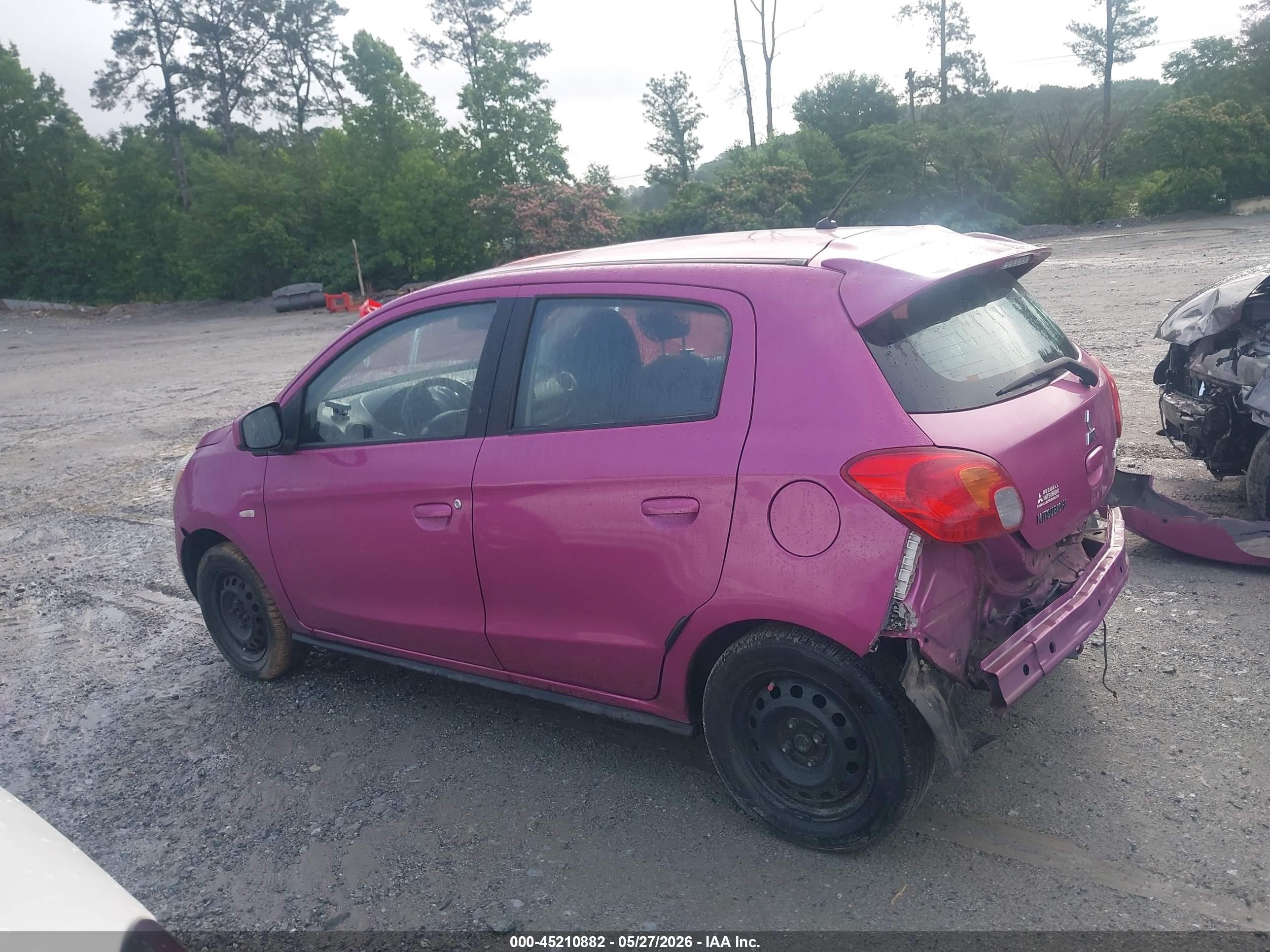 2015 Mitsubishi Mirage De Pink vin: ML32A3HJ7FH031389