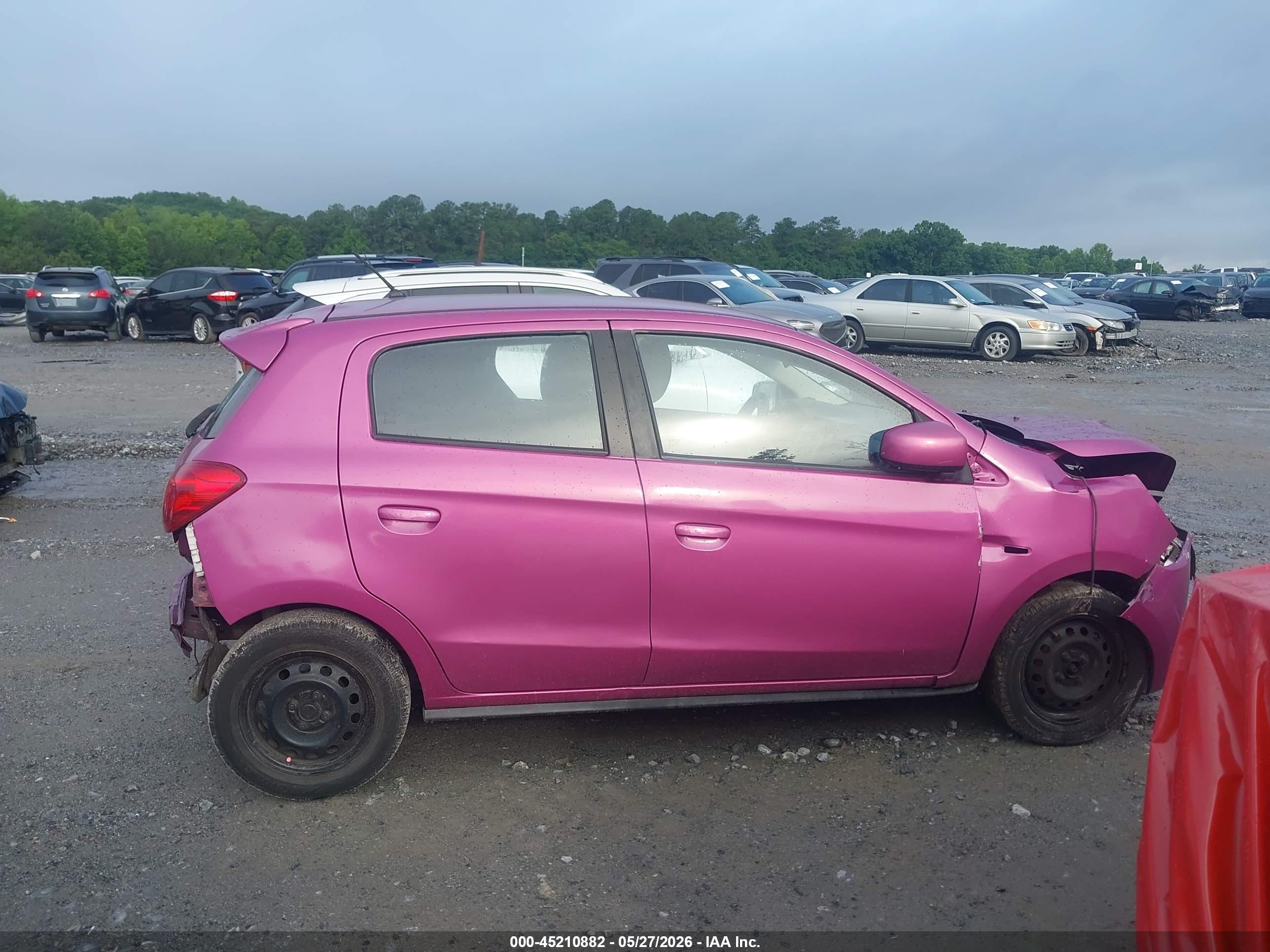 2015 Mitsubishi Mirage De Pink vin: ML32A3HJ7FH031389