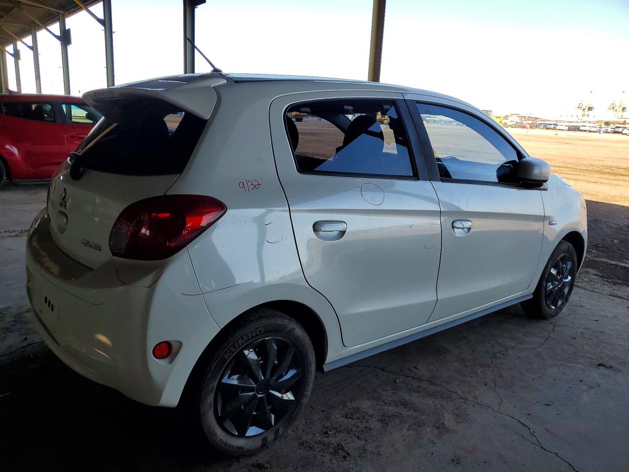 2015 Mitsubishi Mirage De White vin: ML32A3HJ7FH032056