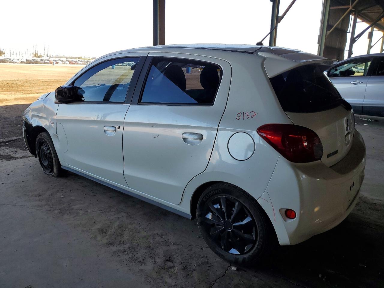 2015 Mitsubishi Mirage De White vin: ML32A3HJ7FH032056