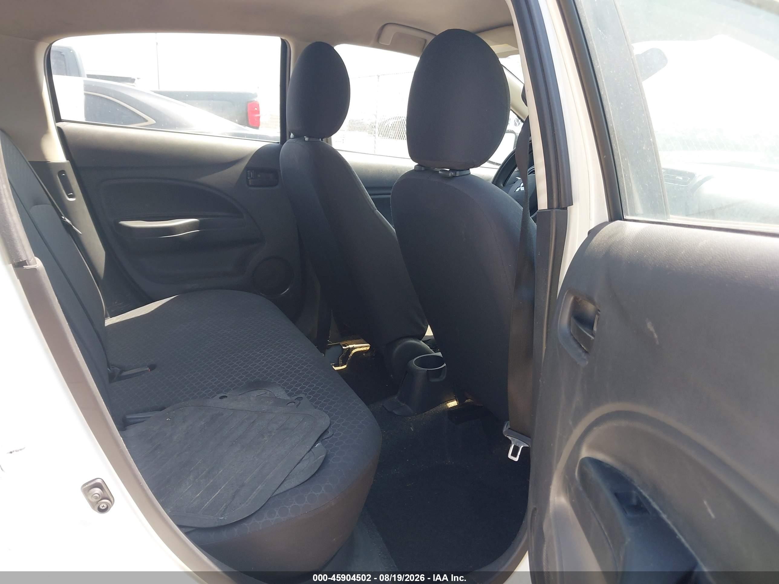2015 Mitsubishi Mirage De Белый vin: ML32A3HJ7FH047141