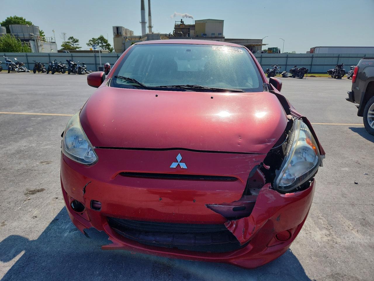 2015 Mitsubishi Mirage De Red vin: ML32A3HJ7FH048662