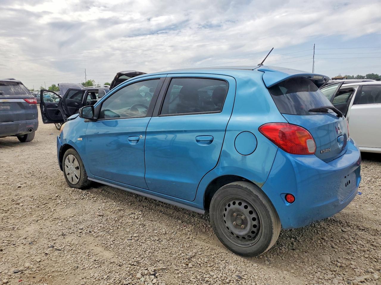2015 Mitsubishi Mirage De Blue vin: ML32A3HJ8FH005058
