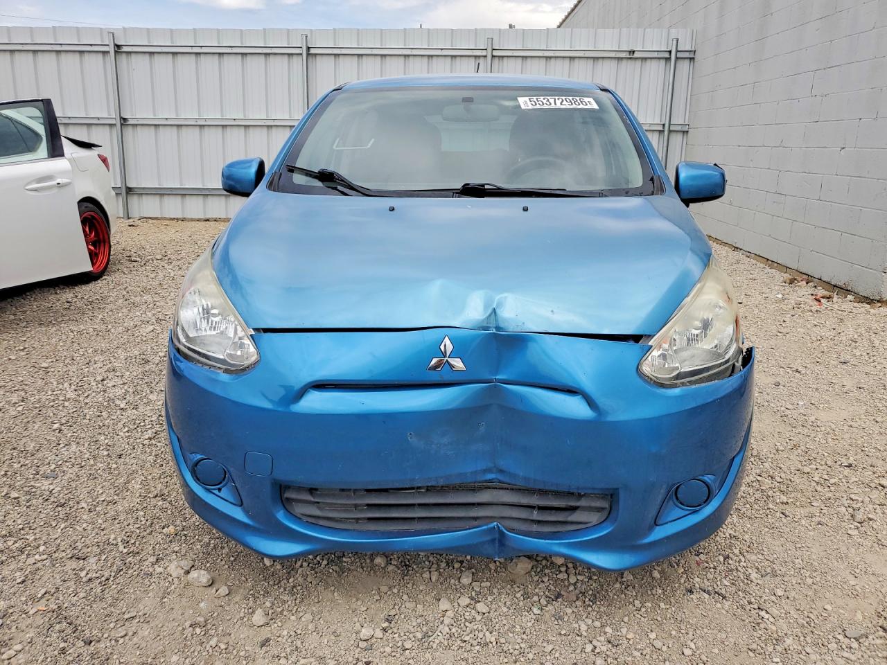 2015 Mitsubishi Mirage De Blue vin: ML32A3HJ8FH005058