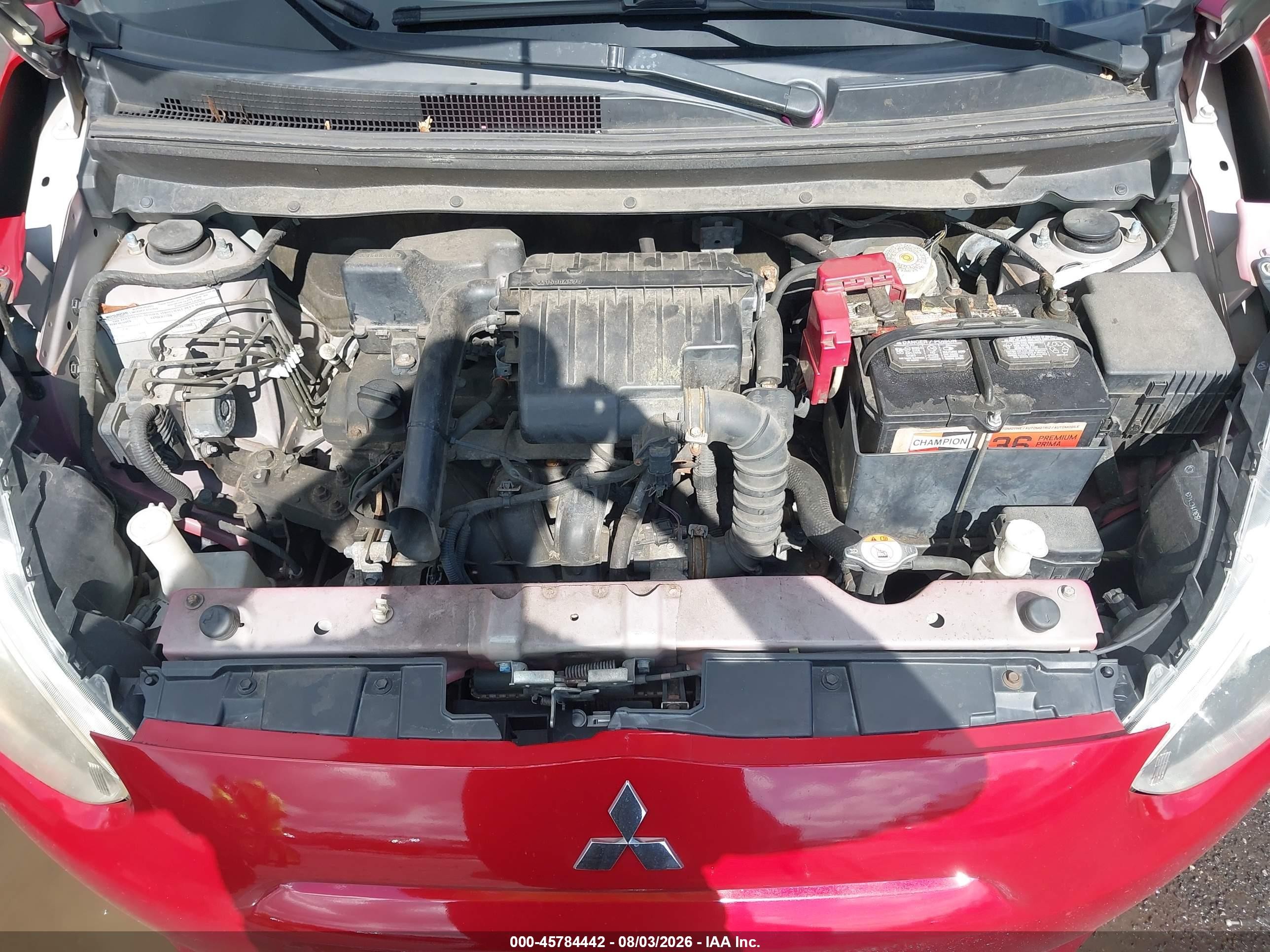 2015 Mitsubishi Mirage De Red vin: ML32A3HJ8FH009191