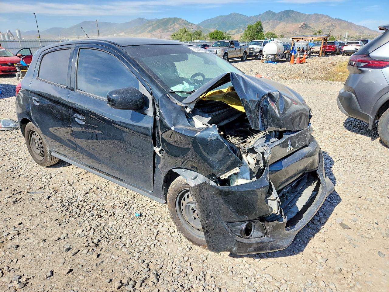 2015 Mitsubishi Mirage De Black vin: ML32A3HJ8FH011779