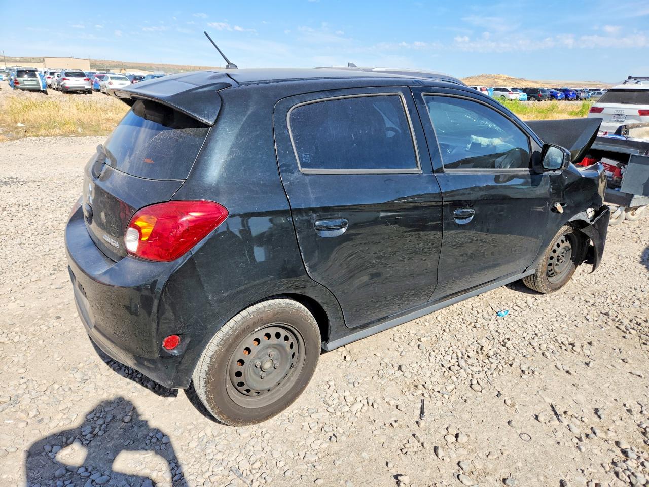 2015 Mitsubishi Mirage De Black vin: ML32A3HJ8FH011779