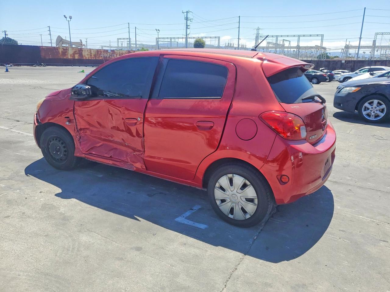 2015 Mitsubishi Mirage De Red vin: ML32A3HJ8FH032132