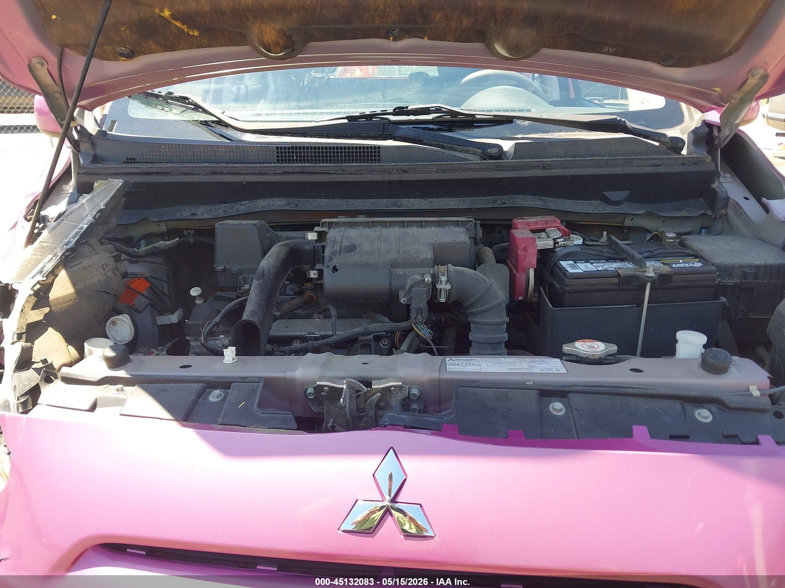 2015 Mitsubishi Mirage De Pink vin: ML32A3HJ8FH043373