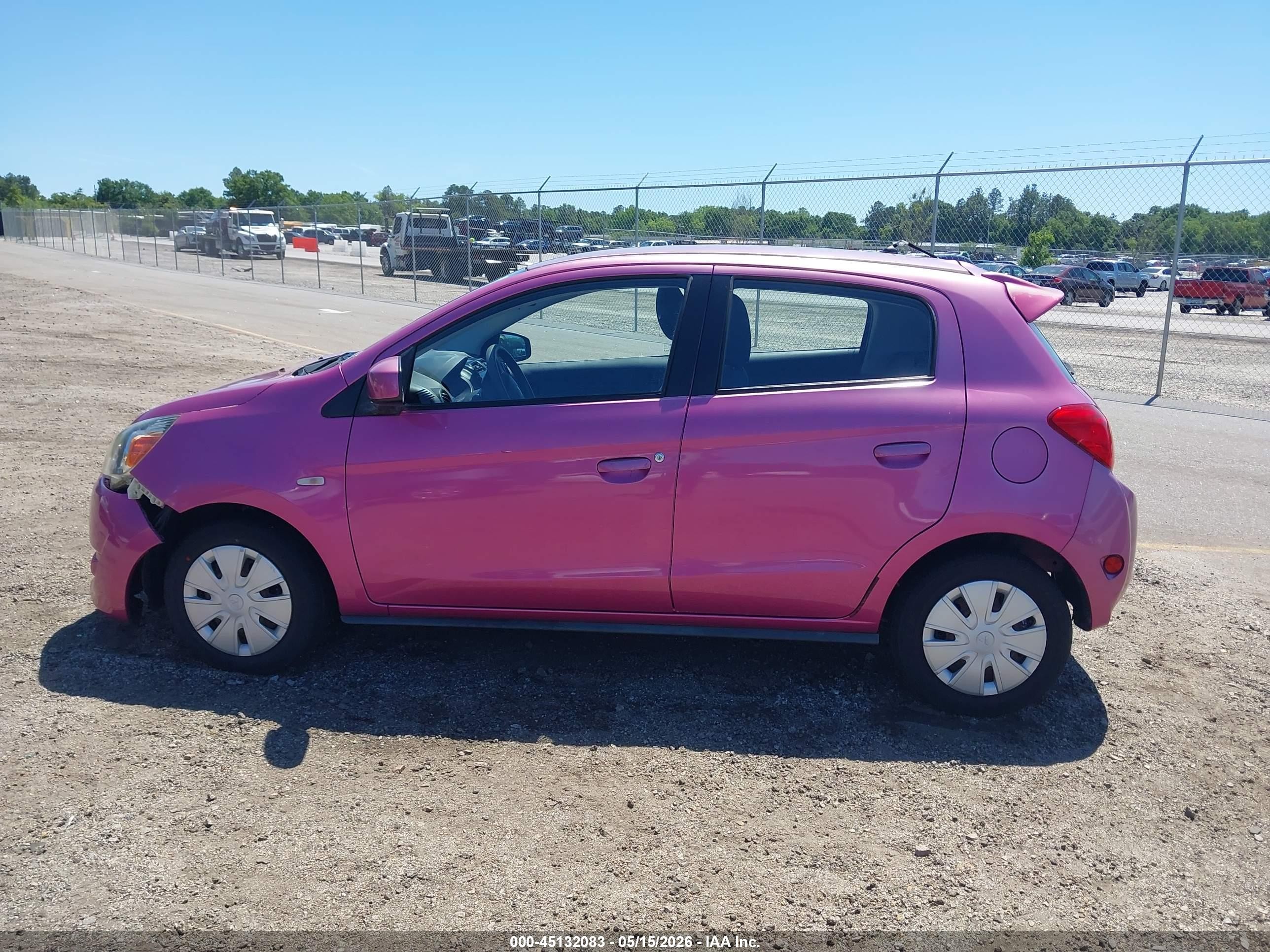 2015 Mitsubishi Mirage De Pink vin: ML32A3HJ8FH043373