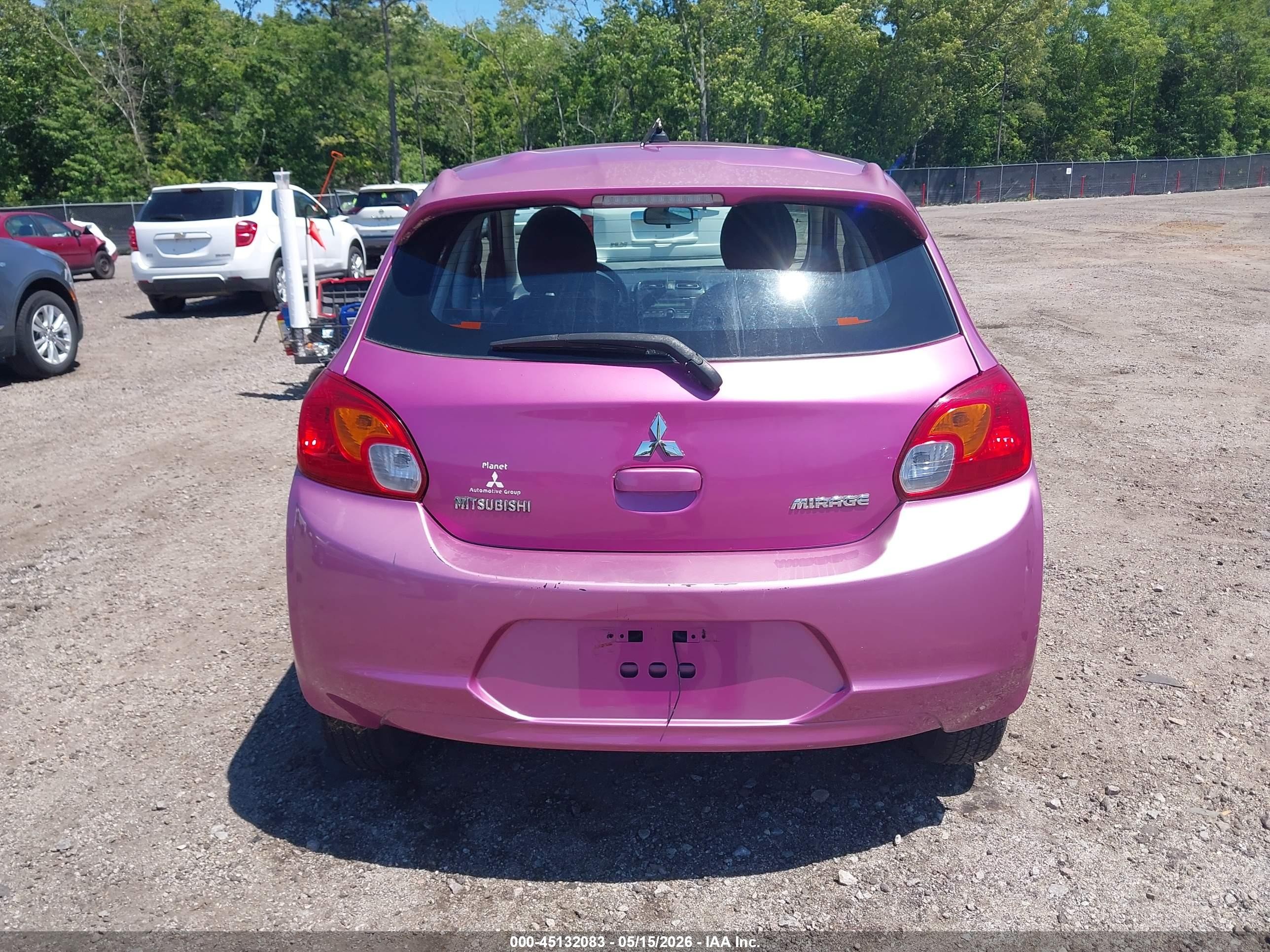 2015 Mitsubishi Mirage De Pink vin: ML32A3HJ8FH043373